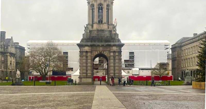 encapsulation of historic building at Trinity